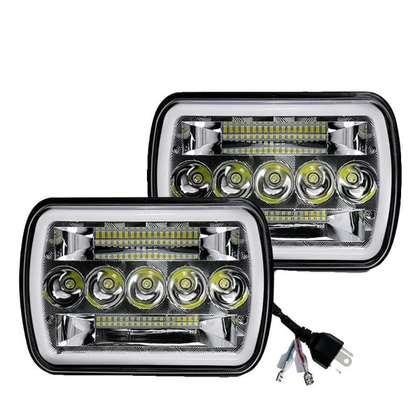 Forlygtesamling, Ultra-lysende Belysning, Stilfuldt Design,2stk 90W Forlygter