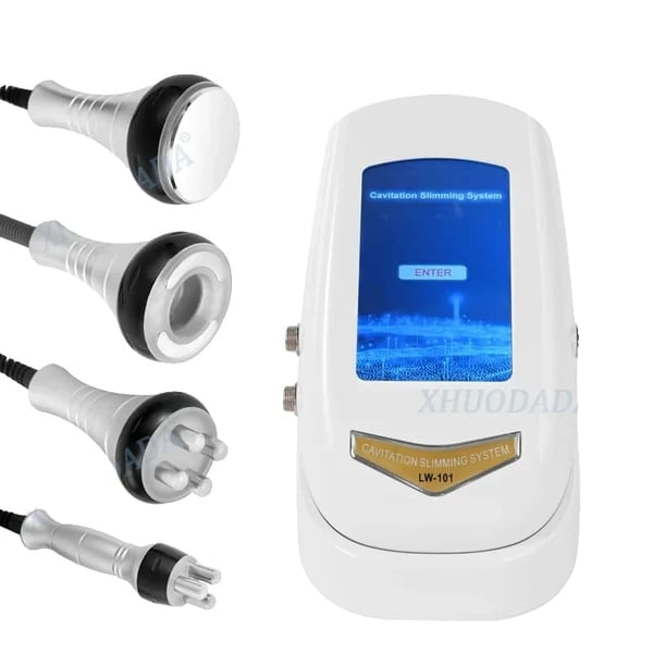 4-in-1 Kavitaatio- ja RF-laihdutuskone, 40 kHz taajuus, edistynyt ihon kiinteytys,EU-liitin