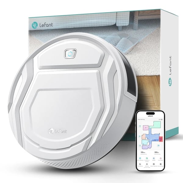 Robotstøvsuger, 3000Pa sugeevne, smart navigation,M210 PRO hvid