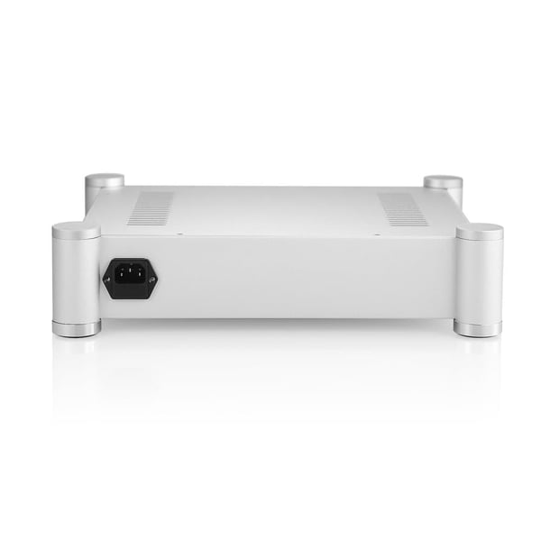Lydforstærker Kabinet, Eksterne Dimensioner 362×322×86mm, Interne Dimensioner 320×280×62mm, Materiale Aluminiumlegering, Nettovægt 3.2kg