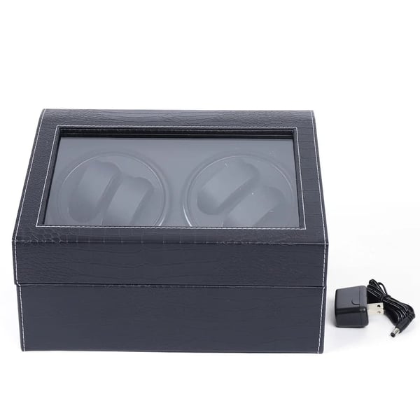 Urtrækker, PU-læder, Effektiv Tidsstyring,12x9.3x4.7in, sort