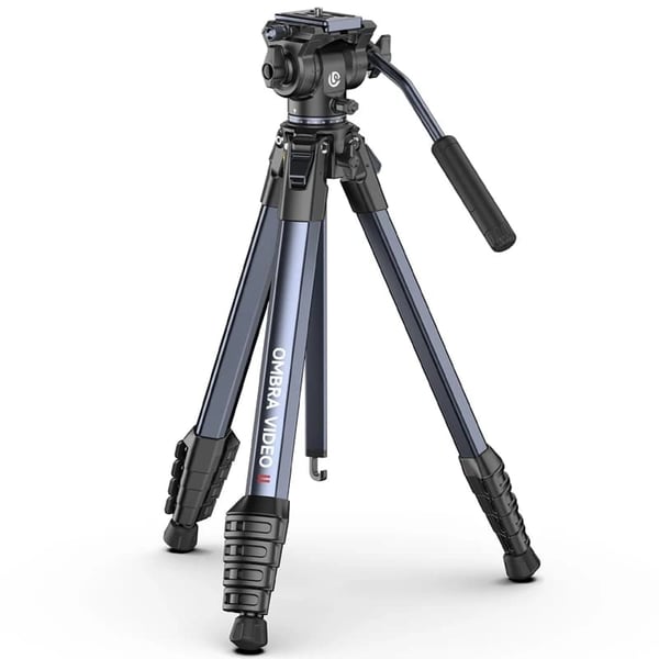 Tripod, Letvægts Aluminium, 5-Sektioner Ben,sort
