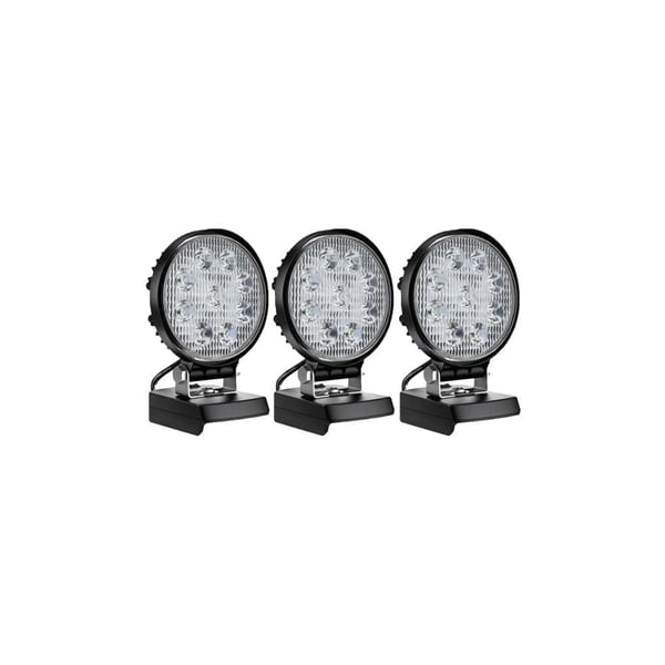 LED-työvalo, 2000 lumenia, 120°-140° säteen kulma,3Pack LED -valo