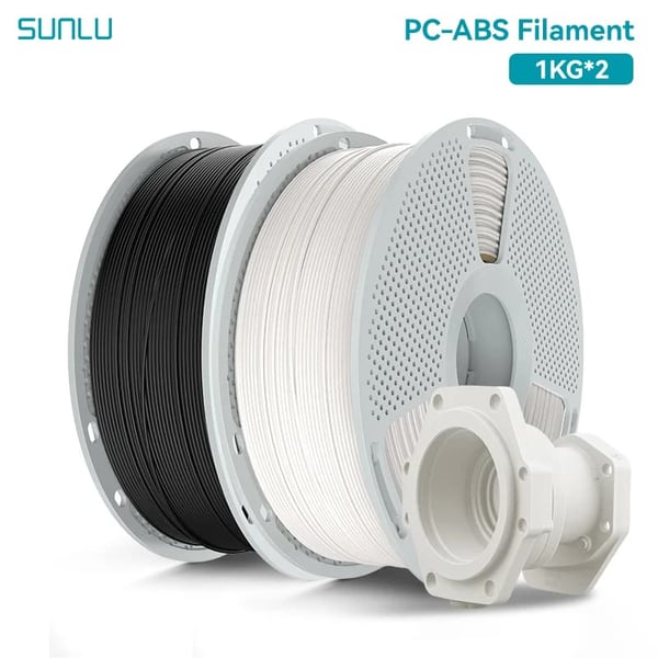 3D Filament, PC-ABS/FR-ABS Material, Varmebestandig,PC-ABS BK WT