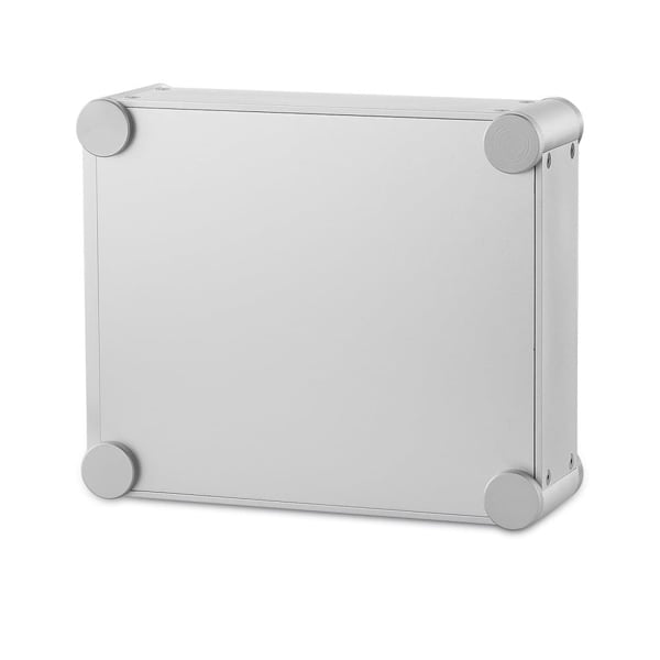 Forstærker Kasse, Eksterne Dimensioner 210mm x 250mm x 76mm, Interne Dimensioner 200mm x 236mm x 54mm, Tykkelse 8mm Front, Nettovægt 2.0kg