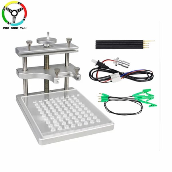 ECU Chip Tuning Værktøj, Metal Konstruktion, Fuld Adaptere, BDM FRAME