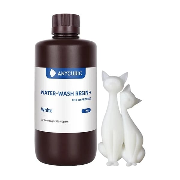 3D Printer Resin, Høj Præcision, Lav Lugt, hvid 1kg