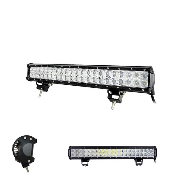 LED Lyskærm, Dobbelt Række Design, 6000K Farvetemperatur,20in 126w ingen ledning