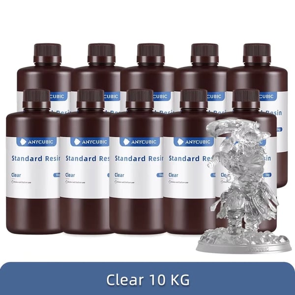Flydende Fotopolymer Harpiks, 405nm UV Harpiks, Til LCD 3D Printer,10kg Klar