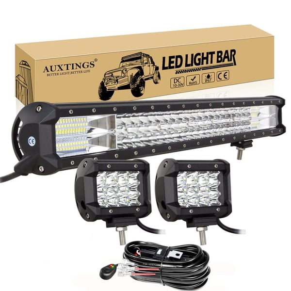 LED Lysbar, Alsidige Strålemønstre, Vandtæt Design,23in 2X36W Wire