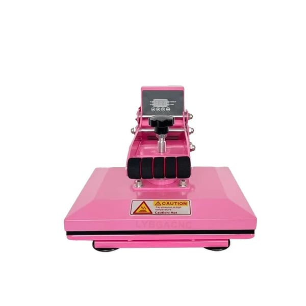 Värmeöverföringspress, DIY-applikation, kompakt design, rosa