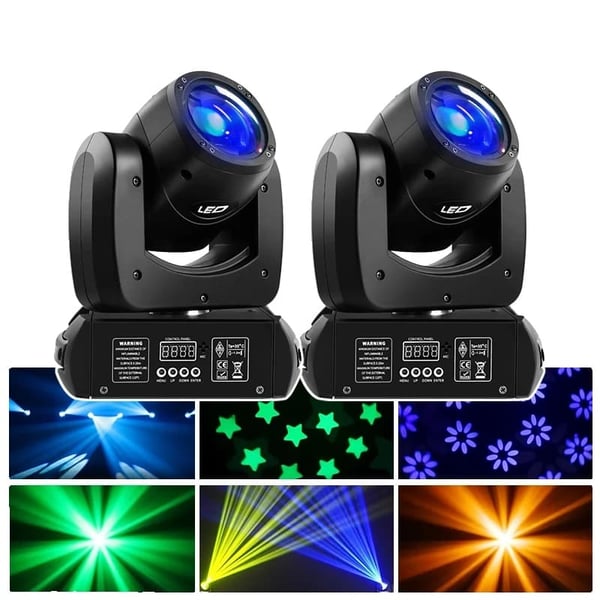 LED Moving Head Light, 150W Strømforbrug, Dimensioner 23,5x16x33 cm, Vægt 6 kg, 12 Kontrolkanaler, RGBW 4-i-1 Lyskilde