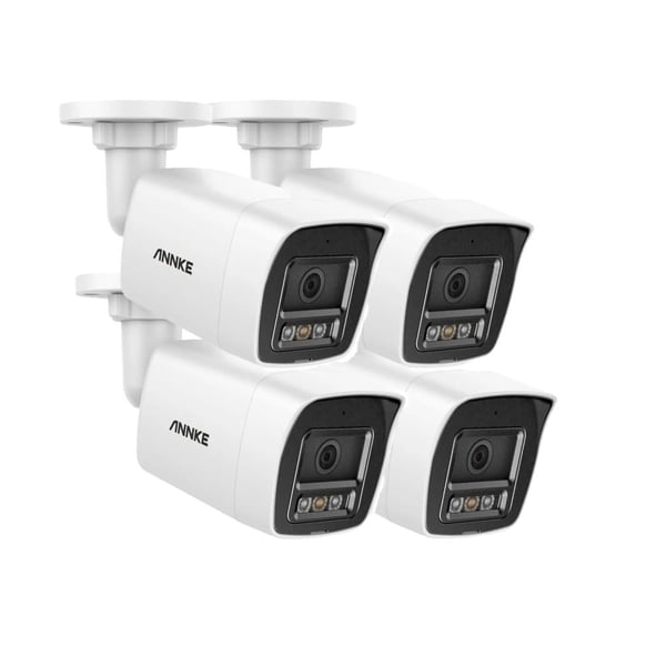 Sikkerhedskamera, 8MP høj opløsning, POE-strømforsyning, nattevision op til 30 meter,4 PCS-b