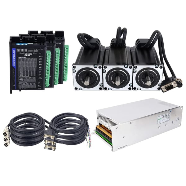 Lukket Sløjfe Stepper Kit, Høj Moment, Alsidig Kompatibilitet,10mm, 3-aksers sæt