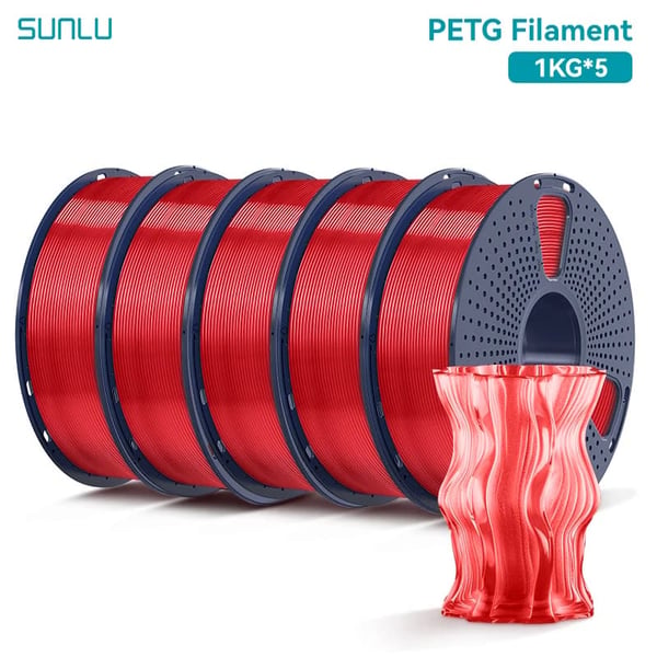 3D Printer Filament, PETG Material, Høj Styrke,PETG Klar rød
