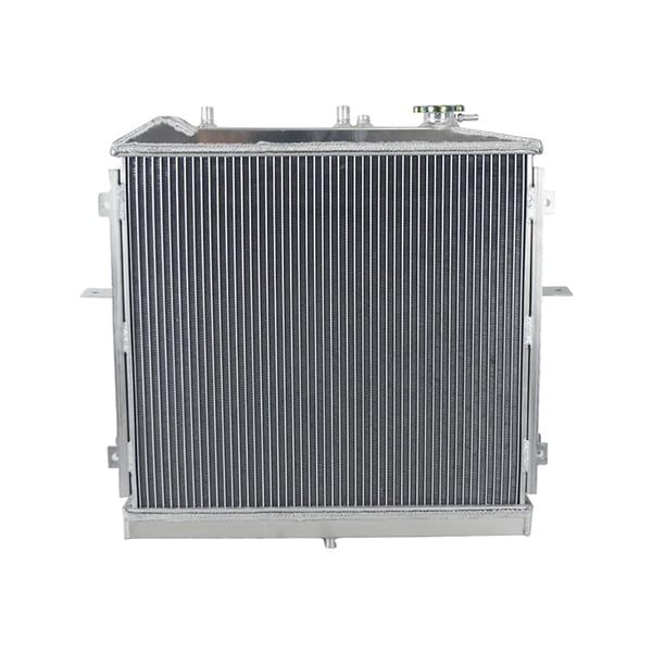 Radiator, legering aluminium, frontplacering, forbedret køleeffektivitet