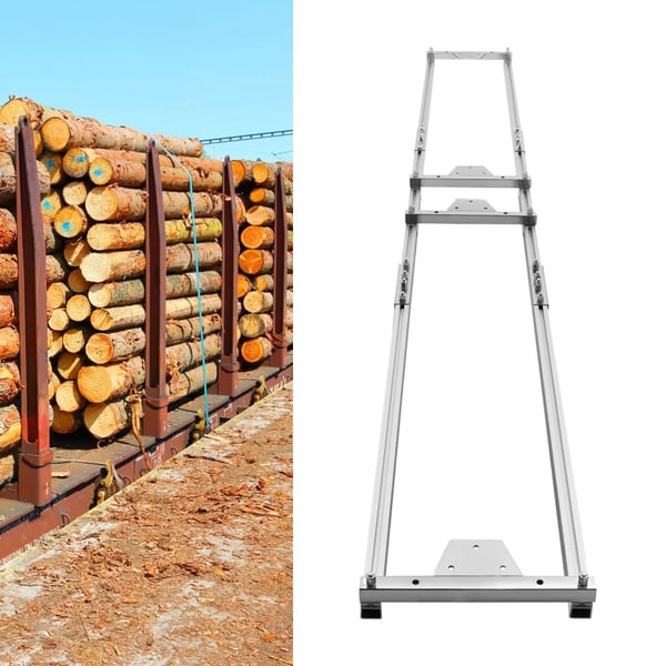 Kædesavsmølle, Aluminiumlegering, 29x8x270 cm Dimensioner, Inkluderer 6 Firkantprofiler, Bruttovægt 8,41 kg, Bærbart Design