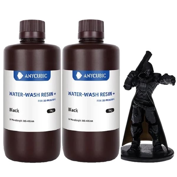 Vand-Vask Harpiks, Høj Præcision, Lav Lugt, , black 2kg