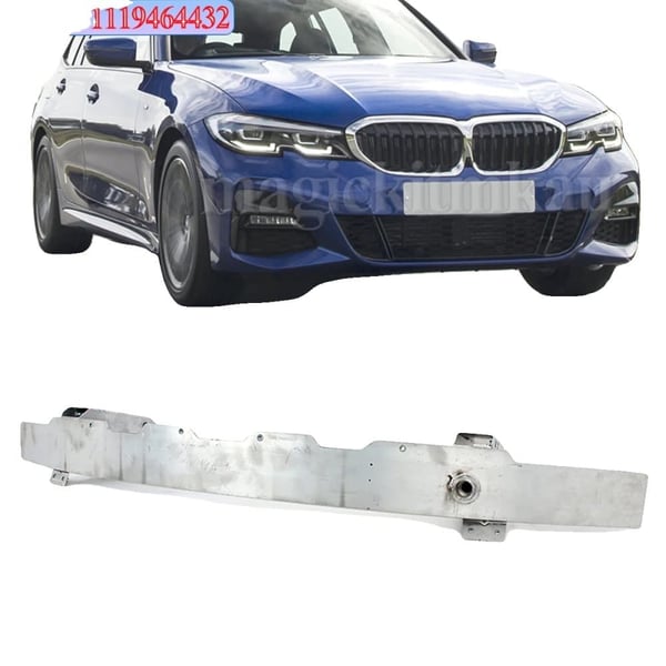Front Bumper Forstærkningsstang, Aluminiumlegering, 144 x 33 x 18 cm, 144 cm Længde, 18 cm Bredde, 33 cm Højde