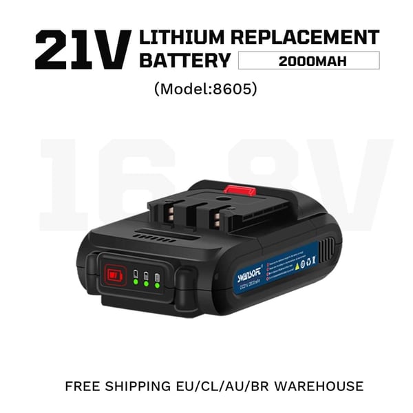 Beskærer, Holdbar Metallegering, Præcisionsskæring,21V 2AH batteri