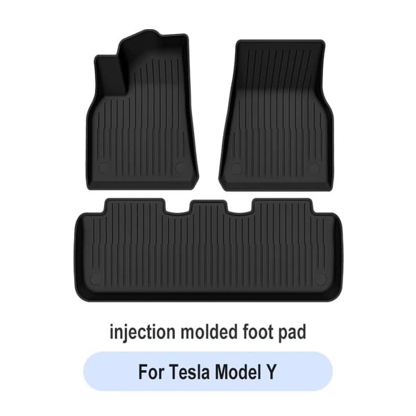Gulvmåtte til Tesla Model 3 og Model Y, skridsikker overflade, vandtæt materiale,TIL MODEL Y