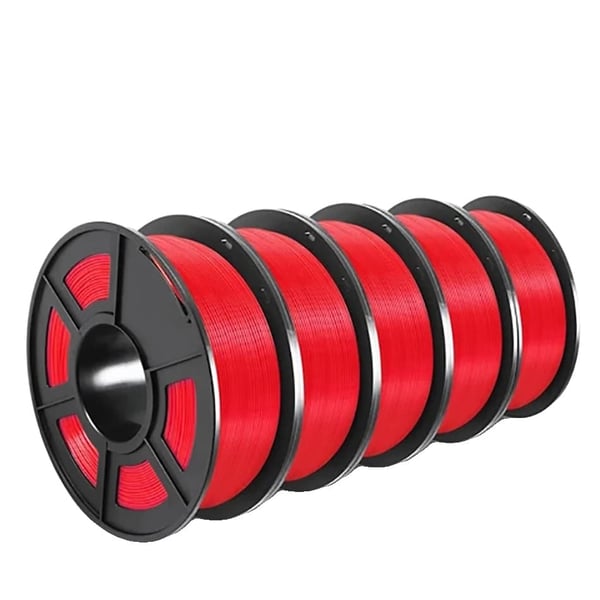 SUNLU PETG 3D Filament, Diameter 1,75 mm, Print Temperatur 230-250,PETG Rød 5