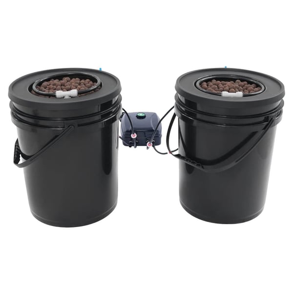 Plantning af spande, hydroponisk vækstsysten, effektiv iltforsyning,sort