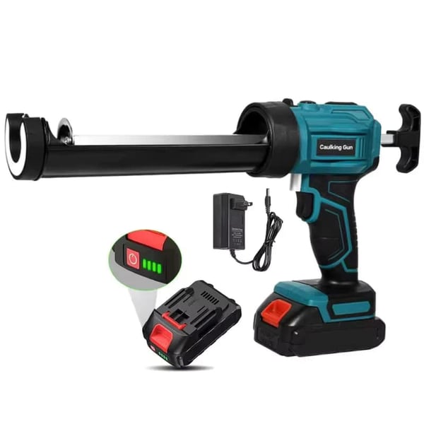 Limpistol, trådløs, justerbar hastighed,Mørkeblå(1 Batteri)