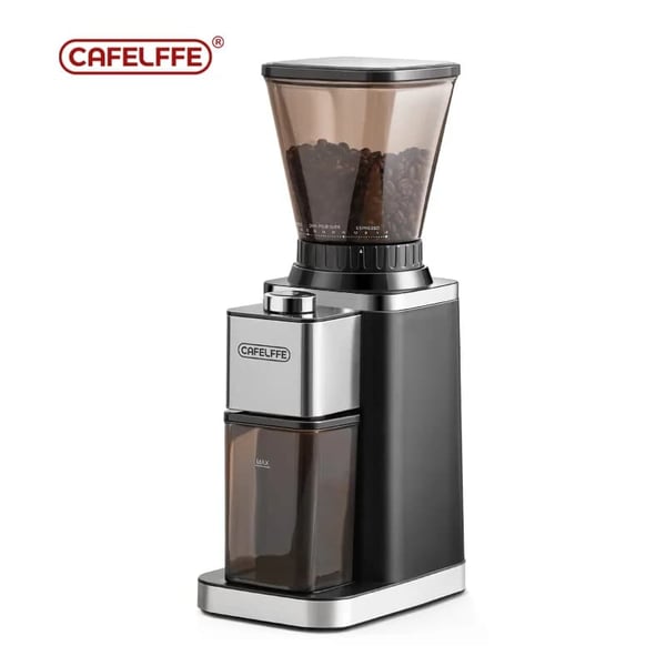 Kaffebønnekværn, 48 malingsindstillinger, fuldautomatisk,220V, Sort, EU