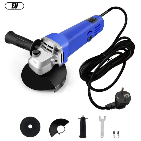 Elektrisk Vinkelsliber, 1000W Effekt, Trinløs Hastighedsregulering,EU