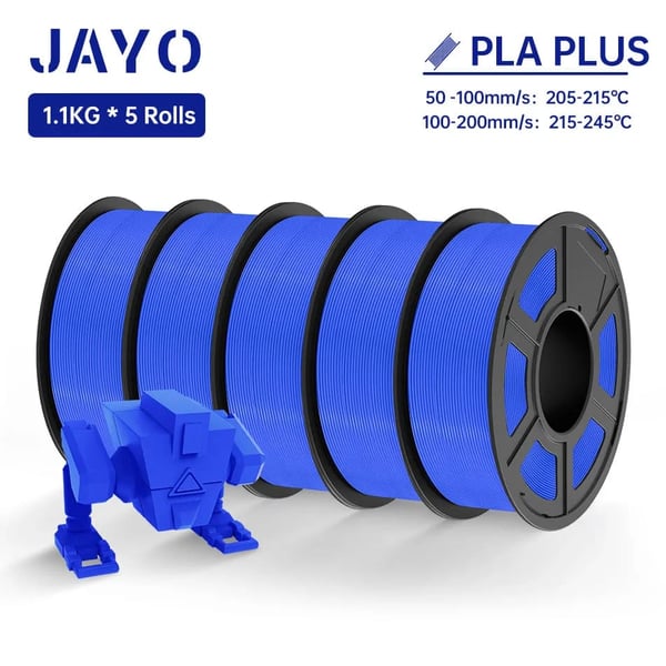 3D-printer filament, 1,75 mm diameter, forbedret lagadhæsion,PLA P Blå 5 Rulle