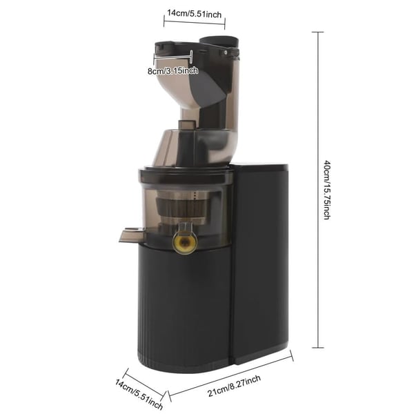 Juicer Maskine, 800W Effekt, 500ml Kapacitet,sort, 220 V-a, EU-a