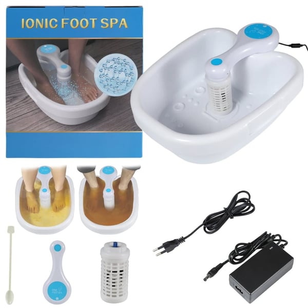 Fodspa Maskine, Ion Detoxifikation, Afslapningsfunktioner,EU stik