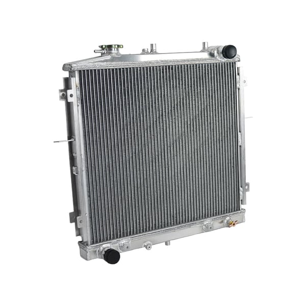 Radiator, legering aluminium, frontplacering, forbedret køleeffektivitet