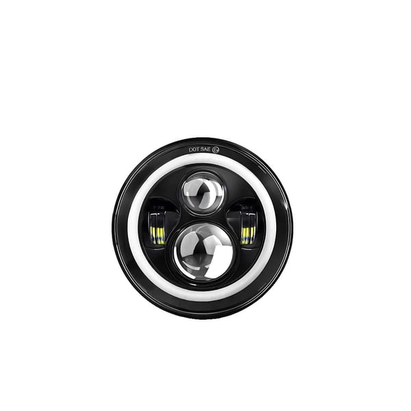 Motorcykel Forlygter, LED Høj/ lav lys, DRL og Blinklys,1PC, 6000K