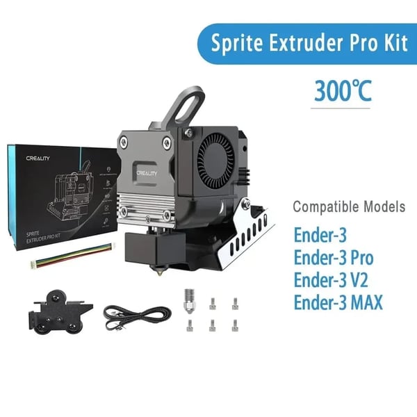 Sprite Extruder Pro Kit, Dual Gear Direct Drive, 300°C Print Temperatur,Extruder Pro Kit