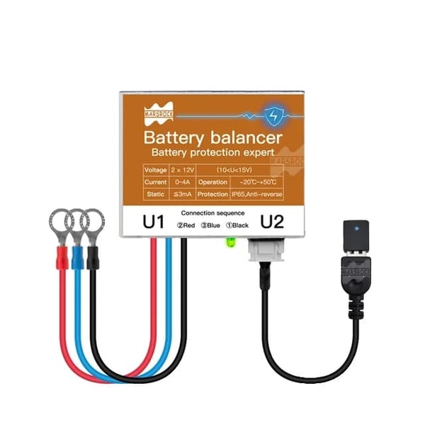 Batteriudligner, Bluetooth App-styring, Forlænget Batteri Levetid, 2PCS