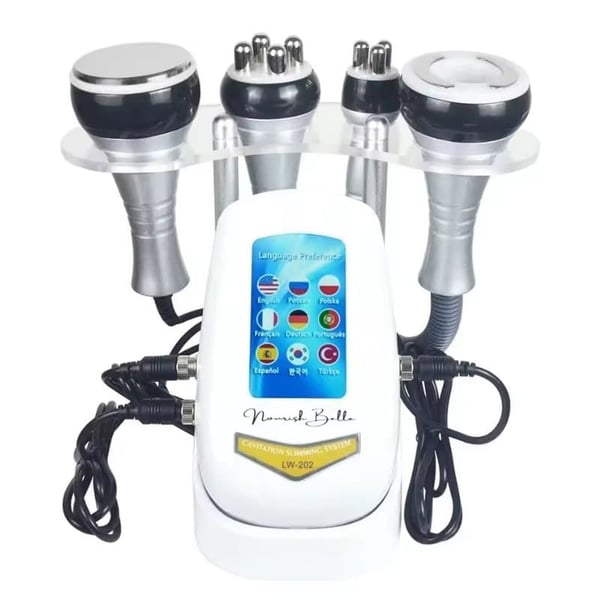 Kavitaatiolaite kehon hoikkumiseen, 4-in-1, ultraäänitekniikka, ihon kiinteyttäminen, ihon nuorentaminen, EU Plug, 4in1 40k