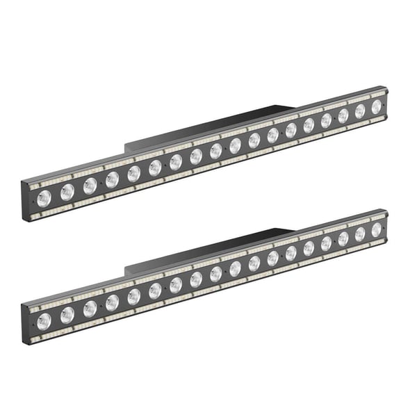 Vaskelys, Dynamiske Lyskilder, DMX Kontrol,EU Stik, 2PCS