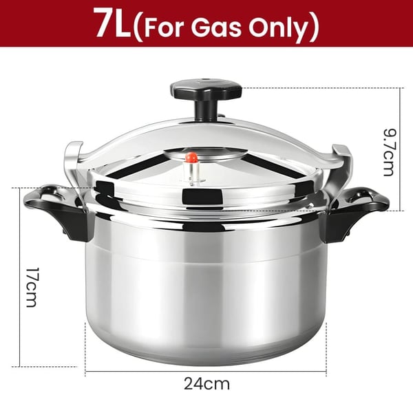 Trykkoger, Effektiv Madlavning, Sikker Design,7L