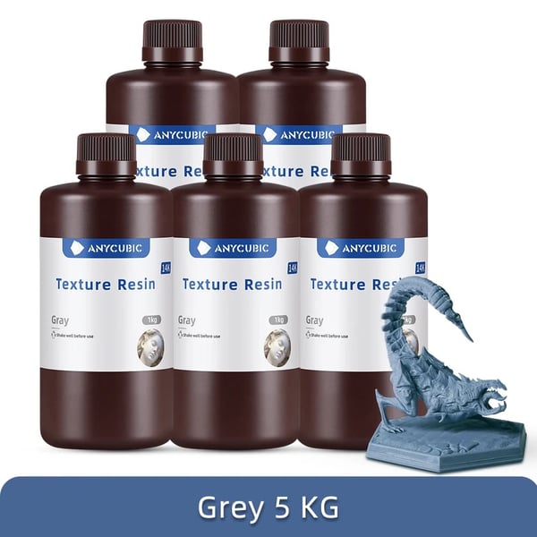 3D-printerharpiks, høj præcision, mat finish,Grå 5kg