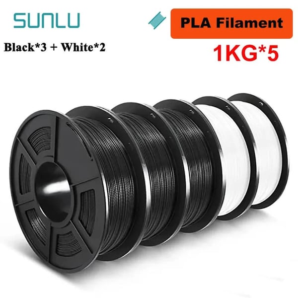 3D-printer filament, miljøvenligt materiale, høj præcision,PLA 3BK 2WT
