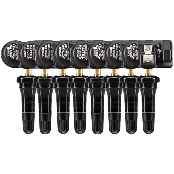 TPMS-sensor, programmerbar, universell kompatibilitet, 8 gummi