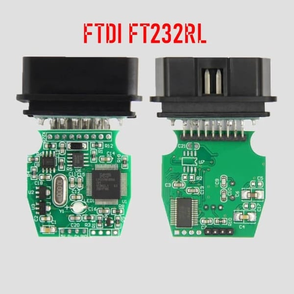 Toyota TIS Techstream OBD2 Interface, FTDI Chip, Køretøjsdiagnose Support, FT232RL