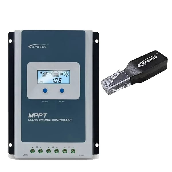 Solcelleladekontrol, MPPT-teknologi, Brugervenligt interface,TracerANG3 WIFI2.4G, Tracer4210ANG3