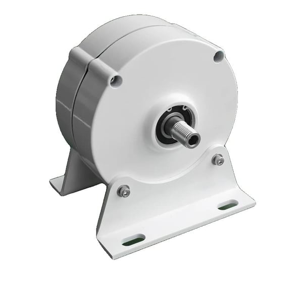 Vindmøllegenerator, 500W output, permanent magnet design, 24V, med basen, 500W