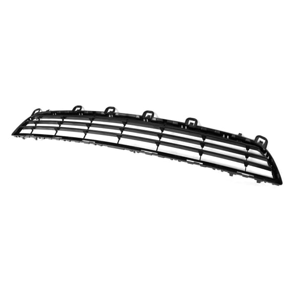 Bumper Gitter, Høj Kvalitet Plast, Kompatibel med BMW, Front Installation, Mesh Stil, Sort Farve