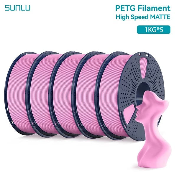 3D-printer filament, højhastighedsprint, mat finish,HSMPETG Pink