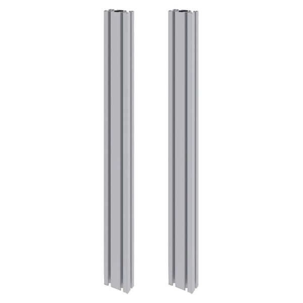T-slot aluminiumprofil, holdbar konstruktion, nem montering,Sølv