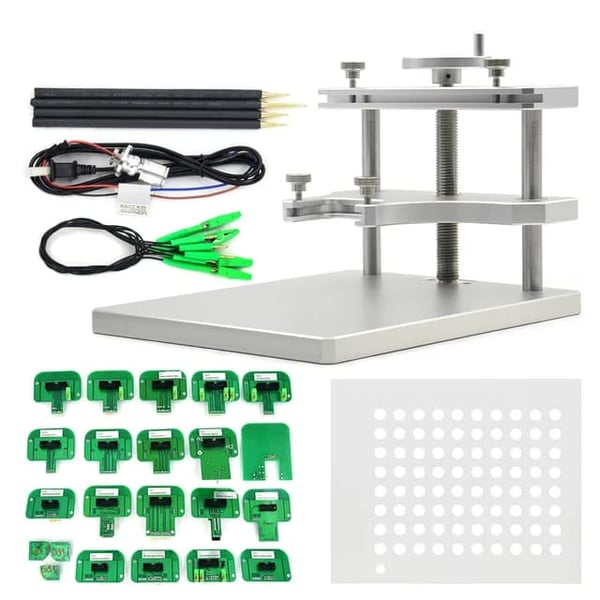 ECU Tuning Programmer, Fuldt Aluminiumsramme, 22PCS Adapter, Stål BDM Ramme 22ad